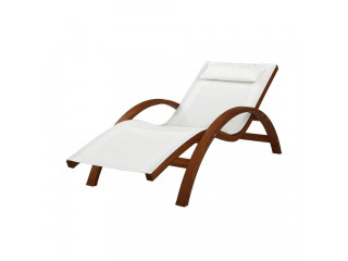 Gardeon Outdoor Wooden Sun Lounge Setting Day Bed Chair Garden Patio Furniture