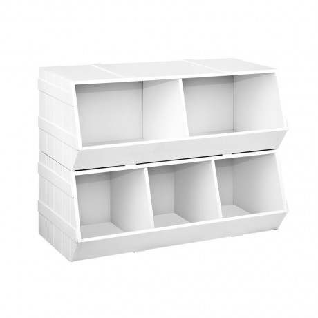 keezi-kids-toy-box-stackable-bookshelf-storage-organiser-bookcase-shelf-big-0